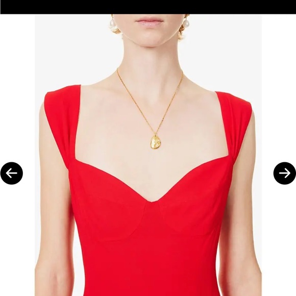 REFORMATION 
Taiga Crepe Mini Dress - Picture 3 of 9